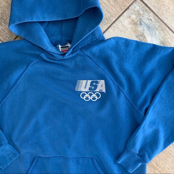 Vintage 80s Levi’s USA Olympics hoodie - Picture 7 of 14